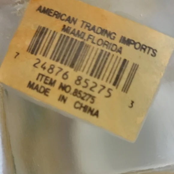 Vintage Clear Glass Decanter With Lemon Design Set of 2 - Picture 11 of 13